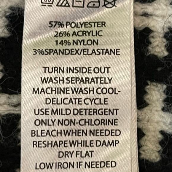 Rachel Zoe Black White Double Breasted Academia Sweater Jacket NWT Size XS - Picture 10 of 13